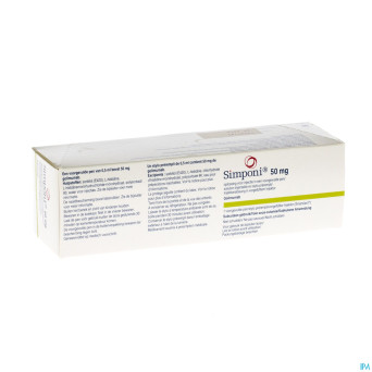 Simponi  50 mg stylo prerempli smartject