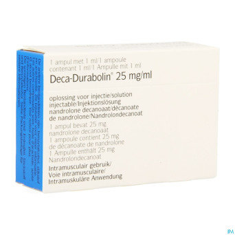Deca-durabolin amp inj 1 x 25mg/1ml