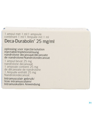 Deca-durabolin amp inj 1 x 25mg/1ml