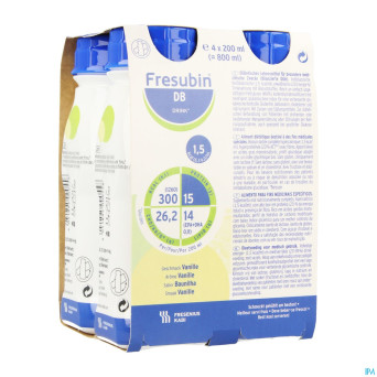 Fresubin db drink vanille 4x200ml