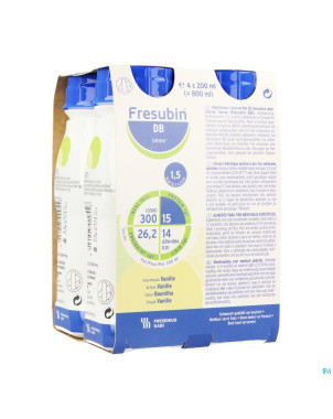 Fresubin db drink vanille 4x200ml