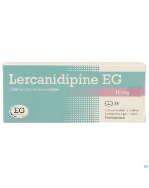 Lercanidipine eg 10 mg comp pell 28 x 10 mg