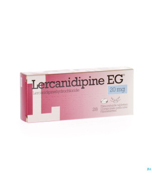 Lercanidipine eg 20 mg comp pell 28 x 20 mg