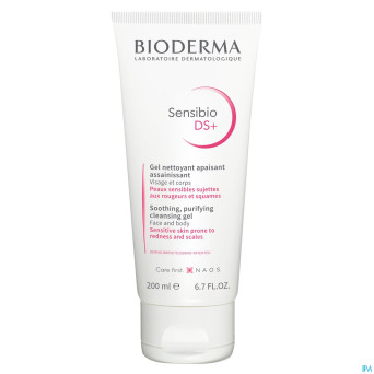 Bioderma sensibio ds+gel moussant peau frag. 200ml