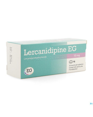Lercanidipine eg 10 mg comp pell 98 x 10 mg