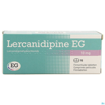 Lercanidipine eg 10 mg comp pell 98 x 10 mg