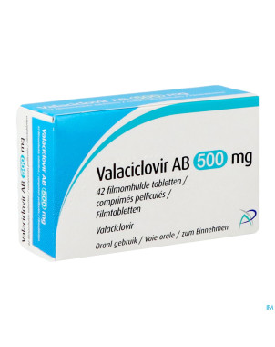 Valaciclovir ab 500mg comp 42x500mg