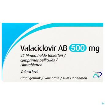 Valaciclovir ab 500mg comp 42x500mg