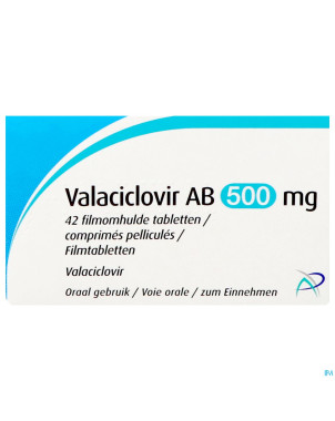 Valaciclovir ab 500mg comp 42x500mg