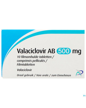 Valaciclovir ab 500mg comp 10x500mg