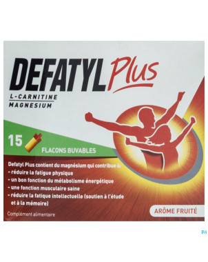 Defatyl plus fl buvables    15x15ml