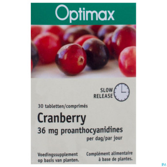 Cranberry one a day tabl 30 optimax