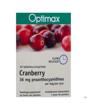 Cranberry one a day tabl 30 optimax