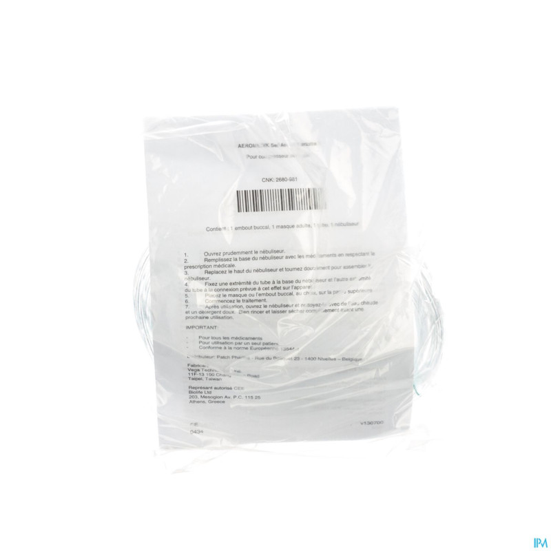 Medik aeromedik set aerosol adulte