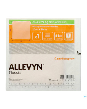 Allevyn ag n/adhesive ster 20,0x20,0cm 10 66800090