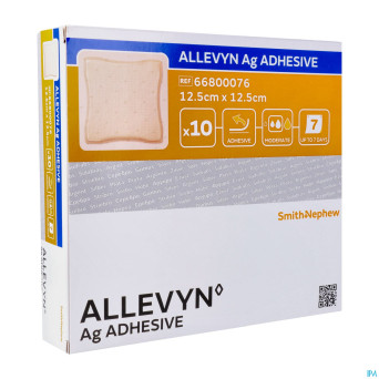 Allevyn ag adhesive ster   12,5x12,5cm 10 66800076