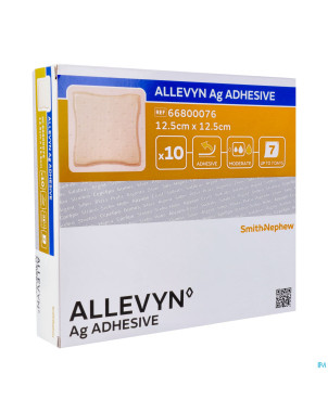 Allevyn ag adhesive ster   12,5x12,5cm 10 66800076
