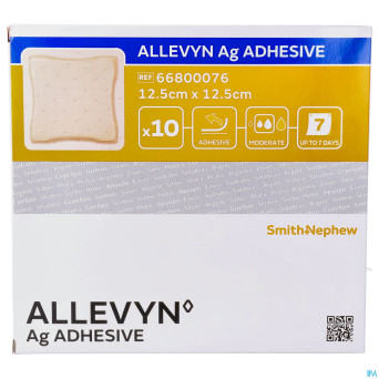 Allevyn ag adhesive ster   12,5x12,5cm 10 66800076