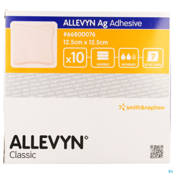 Allevyn ag adhesive ster   12,5x12,5cm 10 66800076