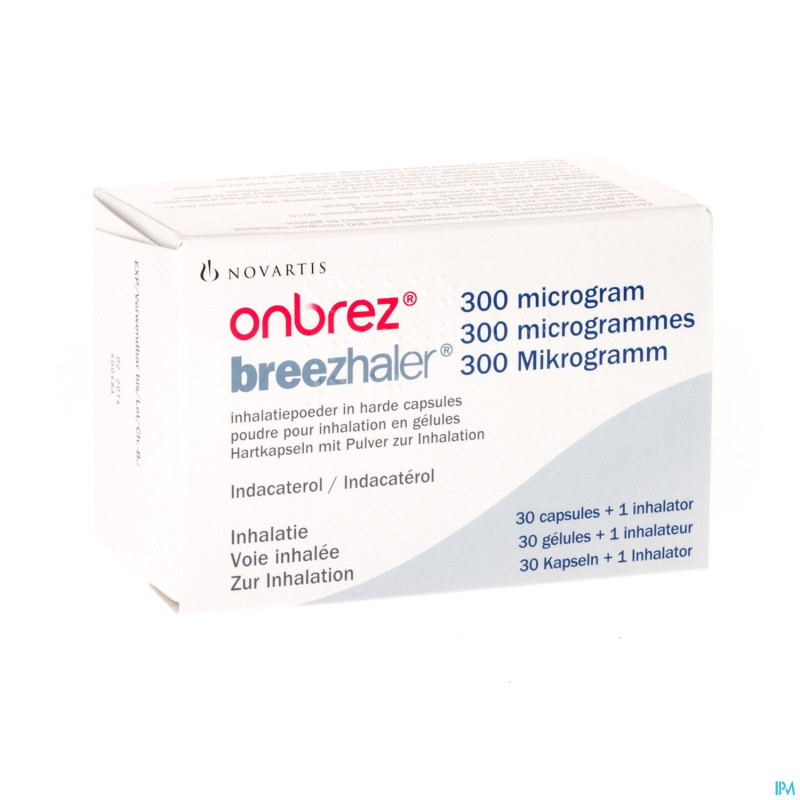 Onbrez breezhaler 300 mcg pulv inhal caps 30