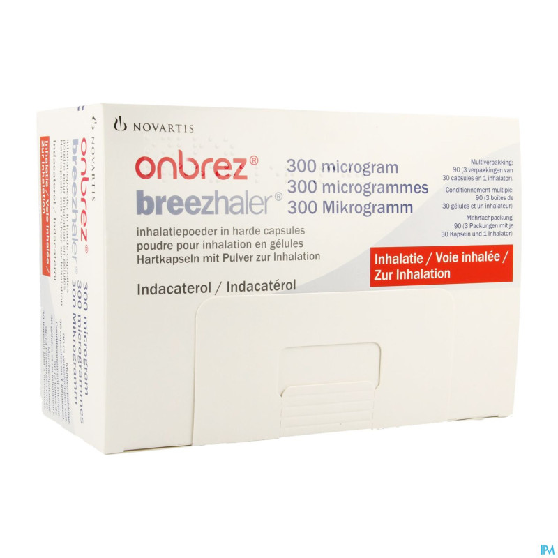 Onbrez breezhaler 300 mcg pulv inhal caps 3x30