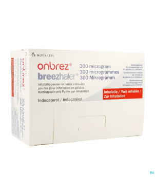 Onbrez breezhaler 300 mcg pulv inhal caps 3x30