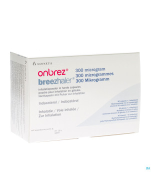 Onbrez breezhaler 300 mcg pulv inhal caps 3x30