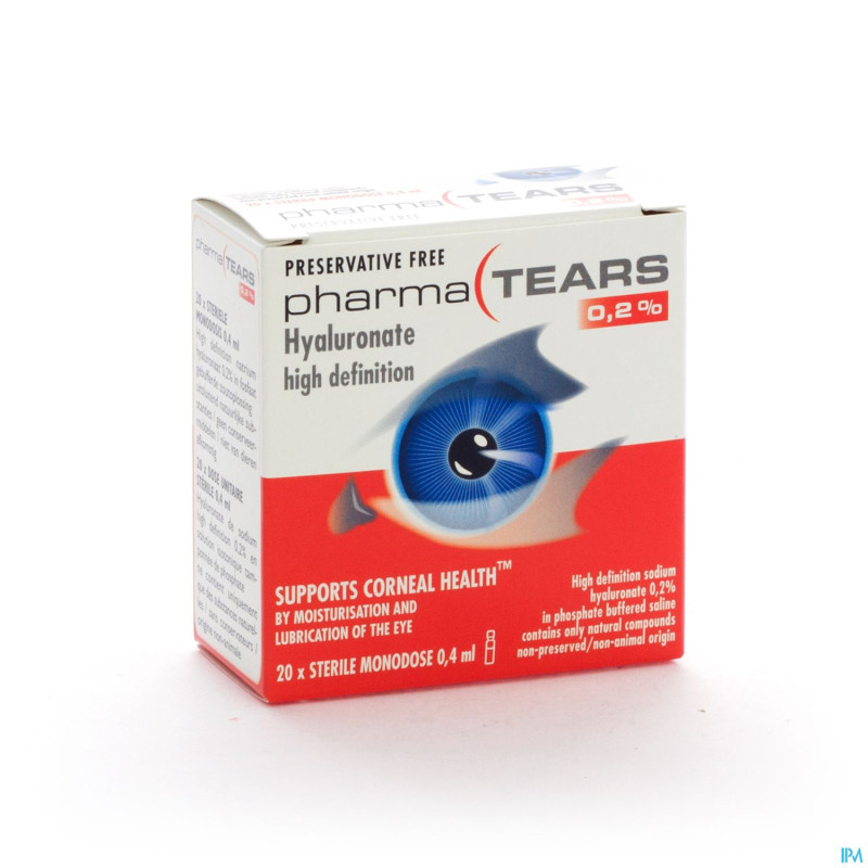 Pharmatears 0,2% hyaluron  20x0,4ml