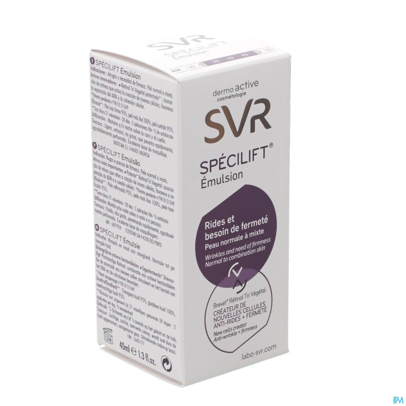 Specilift creme legere emuls fl pompe 40ml