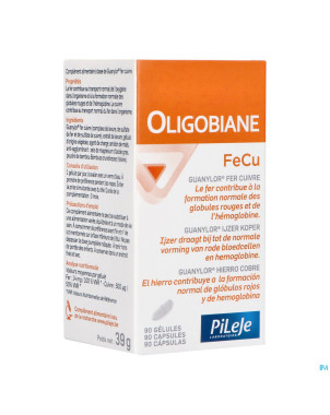 Oligobiane fe cu    gel 90x440mg