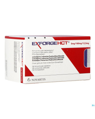 Exforge hct 5mg/160mg/12,5mg comp pell 98