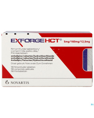 Exforge hct 5mg/160mg/12,5mg comp pell 98