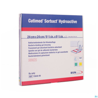 Cutimed sorbact hydroactive   24x24,0cm  5 7264606