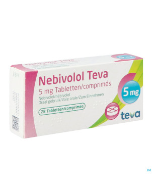 Nebivolol teva comp  28 x 5 mg