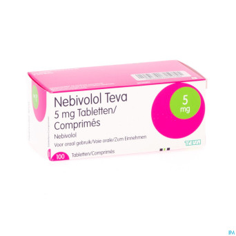 Nebivolol teva comp 100 x 5 mg