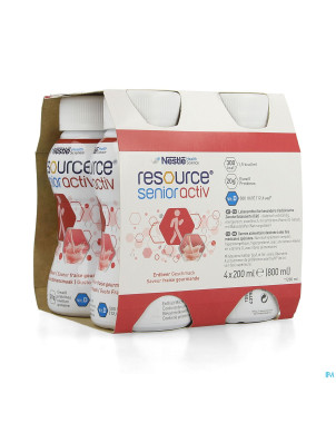 Resource senior active fraise gourm. 4x200ml