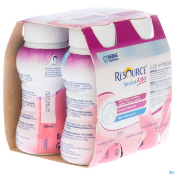 Resource senior active fraise gourm. 4x200ml
