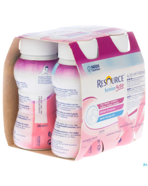 Resource senior active fraise gourm. 4x200ml