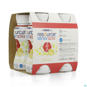 Resource senior active vanille onct. 4x200ml