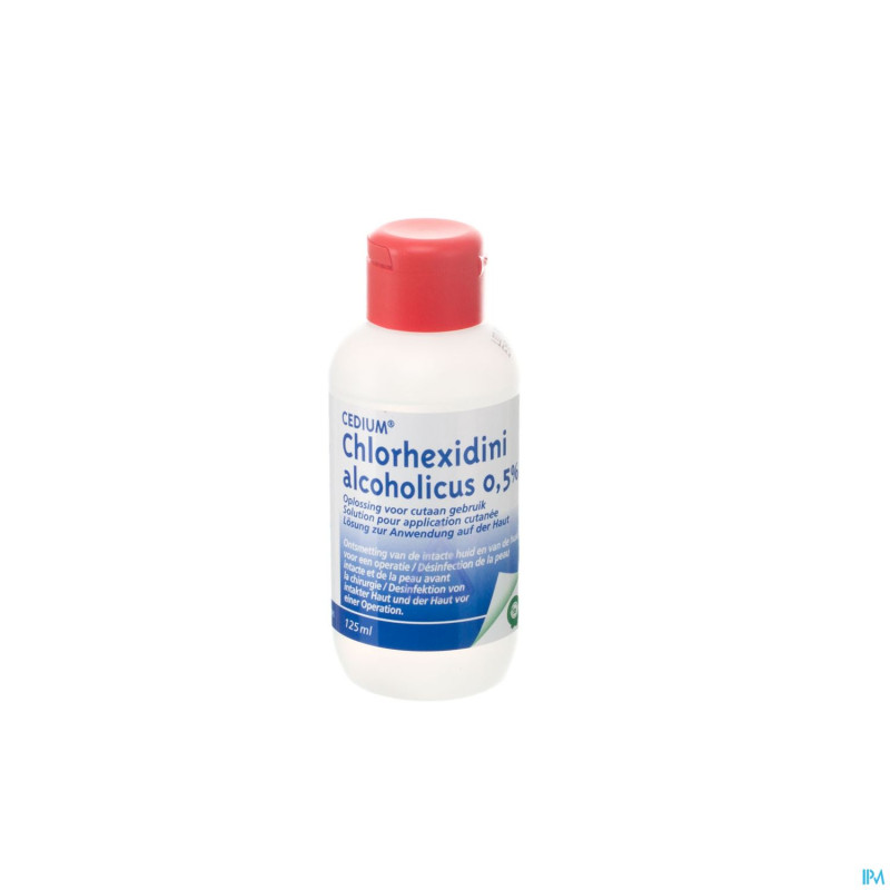 Cedium chlorhexidini gluc. alc 0,5 % 125 ml