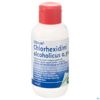 Cedium chlorhexidini gluc. alc 0,5 % 125 ml