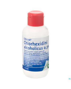 Cedium chlorhexidini gluc. alc 0,5 % 125 ml