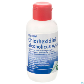 Cedium chlorhexidini gluc. alc 0,5 % 125 ml