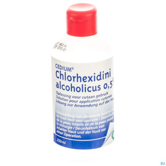 Cedium chlorhexidini gluc. alc 0,5 % 250 ml