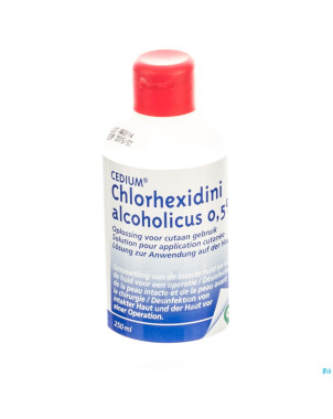 Cedium chlorhexidini gluc. alc 0,5 % 250 ml