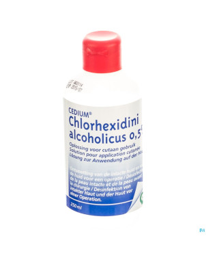 Cedium chlorhexidini gluc. alc 0,5 % 250 ml