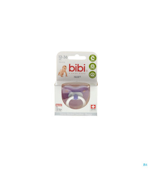 Bibi sucette soft violet 12mois