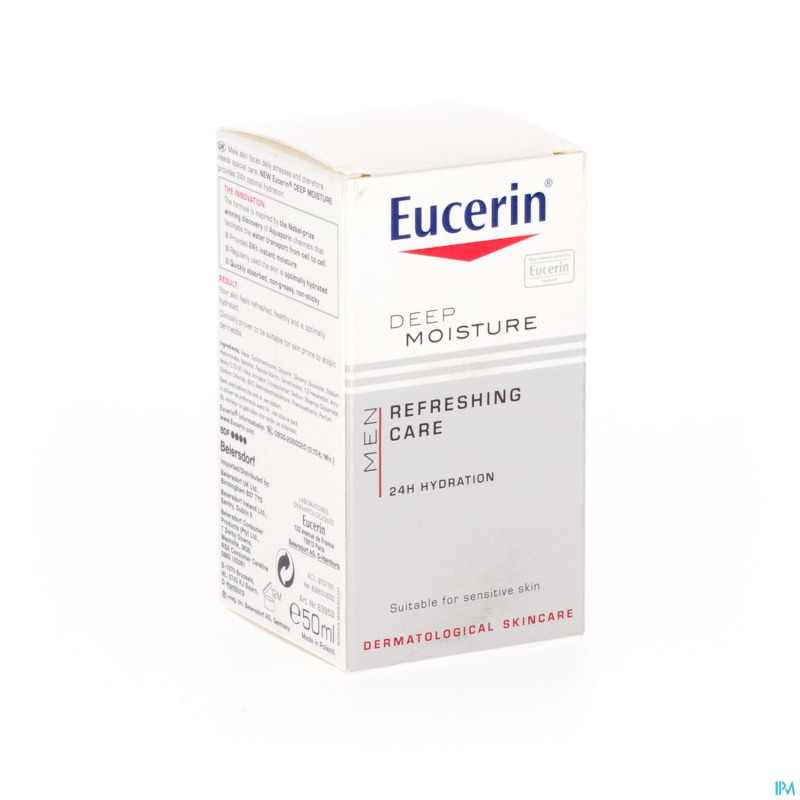 Eucerin men deep moisture creme jour 50ml