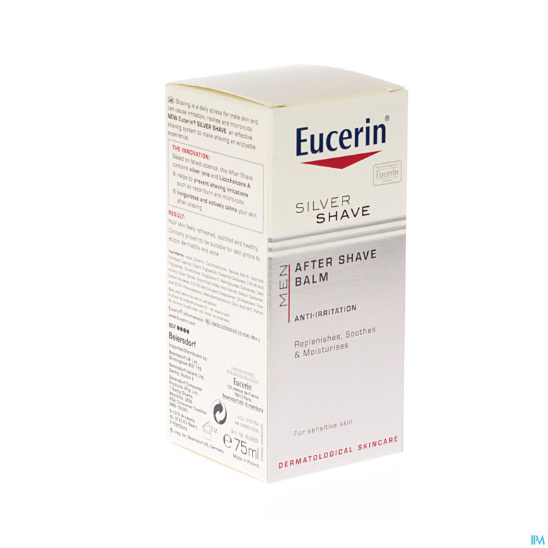 Eucerin men silver shave baume apres rasage   75ml