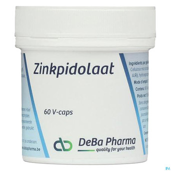 Zinc pidolate    v-caps 60x 75mg    deba